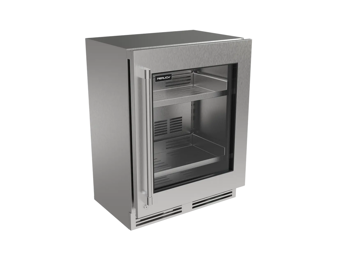 Perlick G5 Luxe 24" Shallow ADA Indoor/Outdoor Premium Refrigerator Glass Door Panel Ready image 0