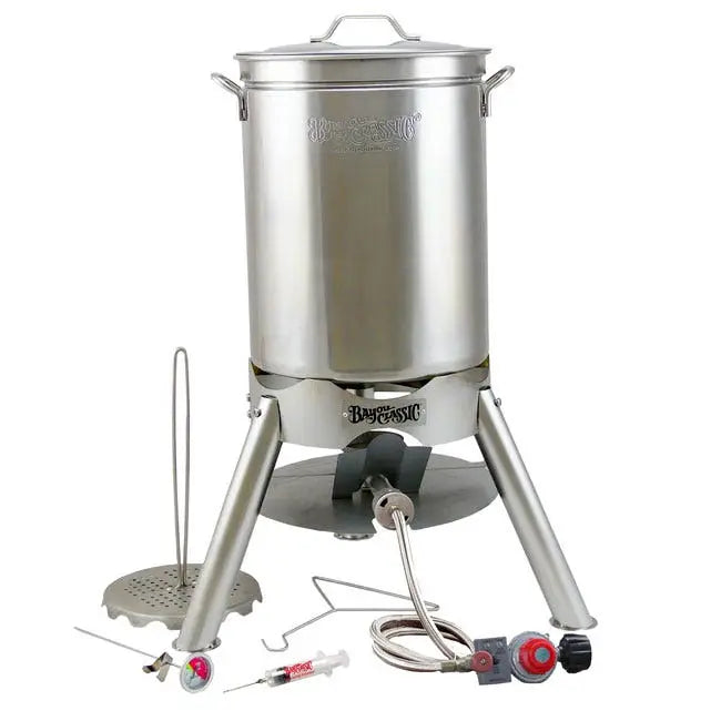 Bayou Classic 44qt Stainless Steel Turkey Fryer Kit image 0