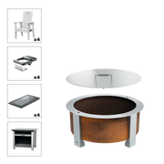 X Series Total Patio Fire Pit Bundle image 32