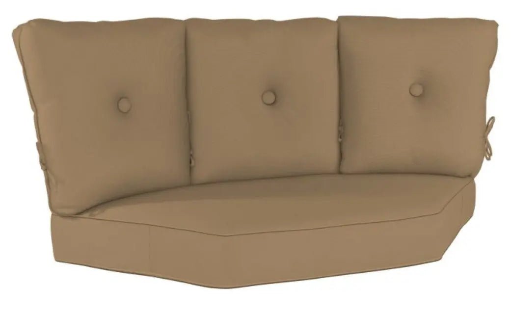 Casual Cushion Estate Series Deep Seating 3 Back Corner Sectional Cushion in Canvas Cocoa image 0