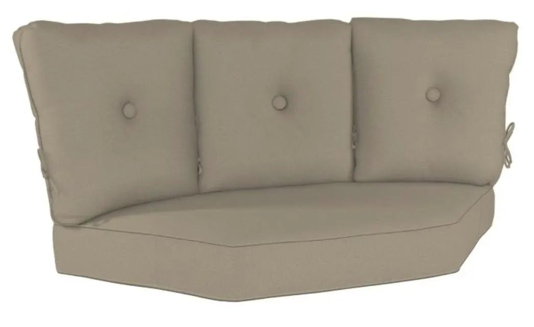 Casual Cushion Estate Series Deep Seating 3 Back Corner Sectional Cushion in Stone Linen image 0