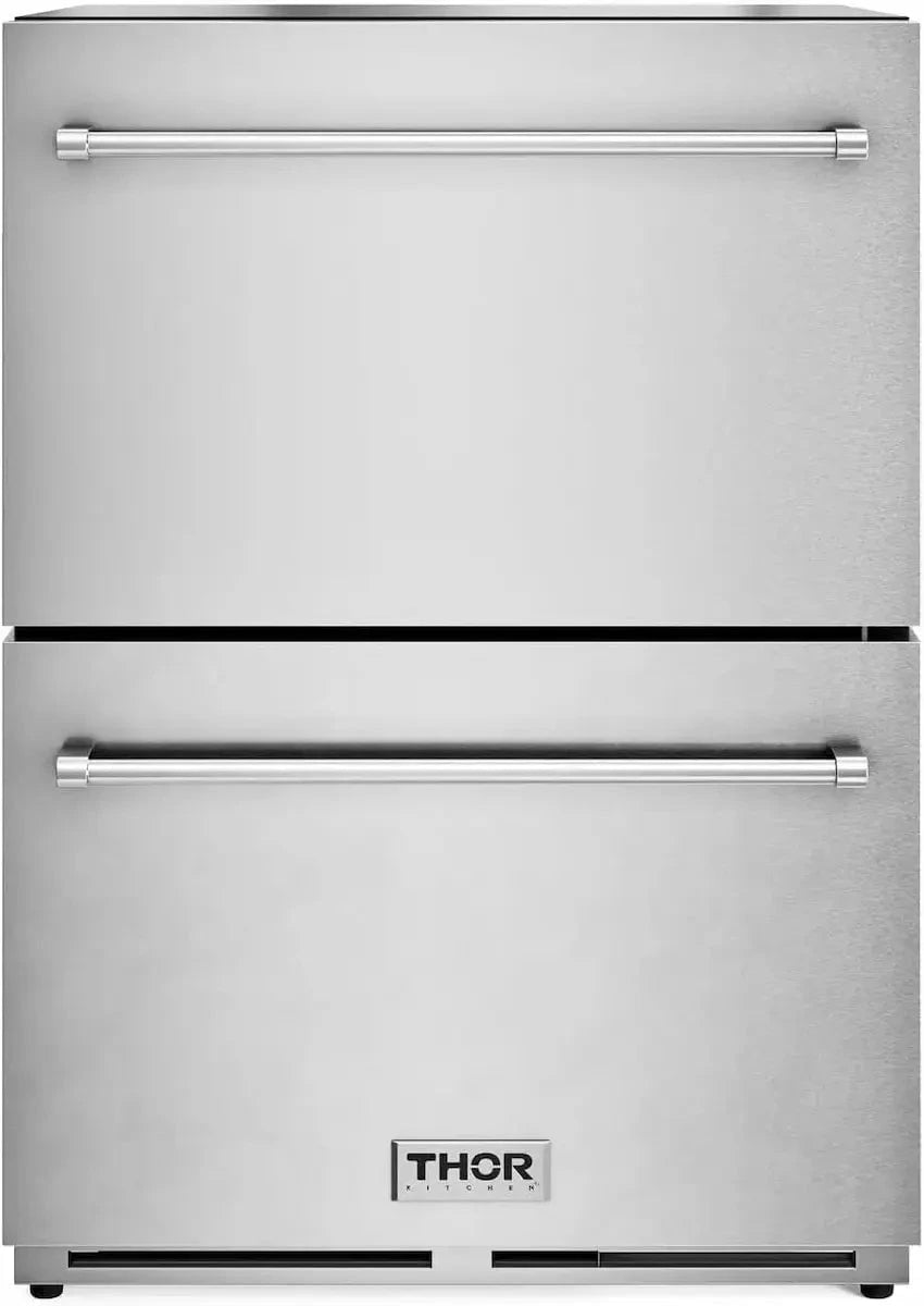 Thor 24" Indoor / Outdoor Undercounter Double Drawer Freezer, TRZ24U image 0