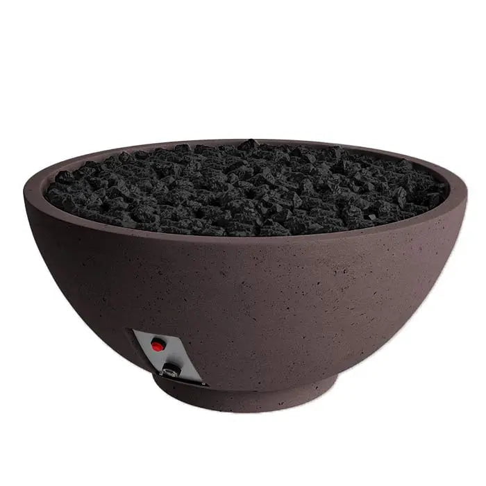 FireGear Sanctuary 2 Round 39" Fire Table in Chocolate Brown image 0
