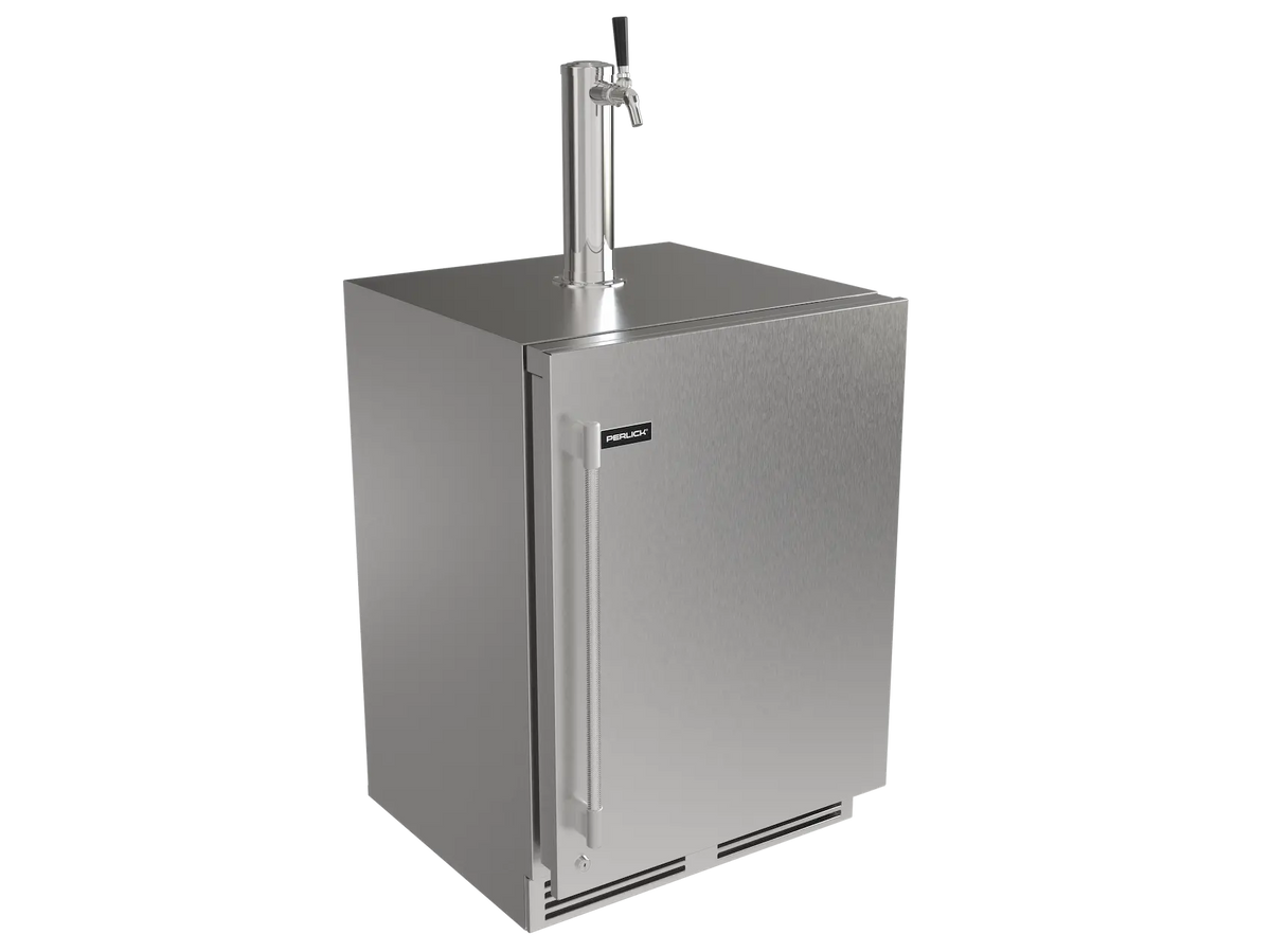 Perlick G5 Luxe 24" Indoor/Outdoor Premium Beverage Dispenser Solid Door Panel Ready image 0