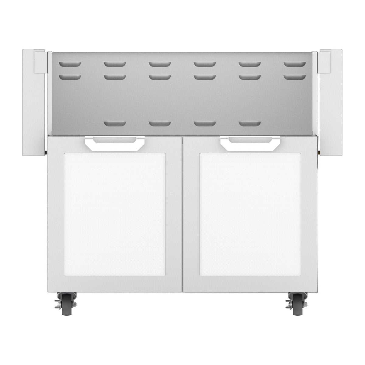 Hestan 36-Inch Double Door Grill Cart in White - GCD36-WH image 0