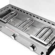 Le Griddle 41-Inch Propane Gas Built-In or Countertop 3 Burner Griddle (Lid Sold Separately) - GFE105-LP image 2