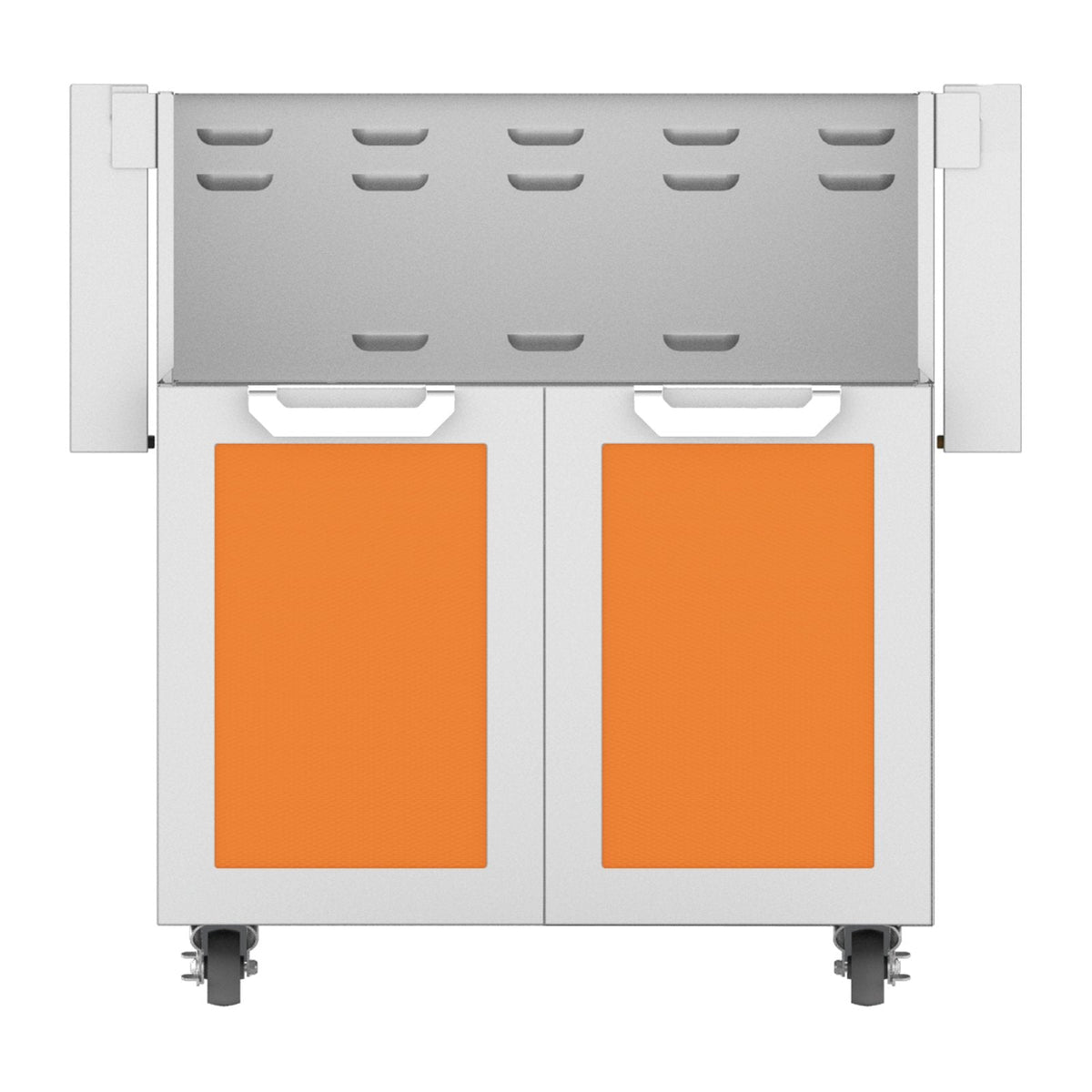 Hestan 30-Inch Double Door Grill Cart in Orange - GCD30-OR image 0