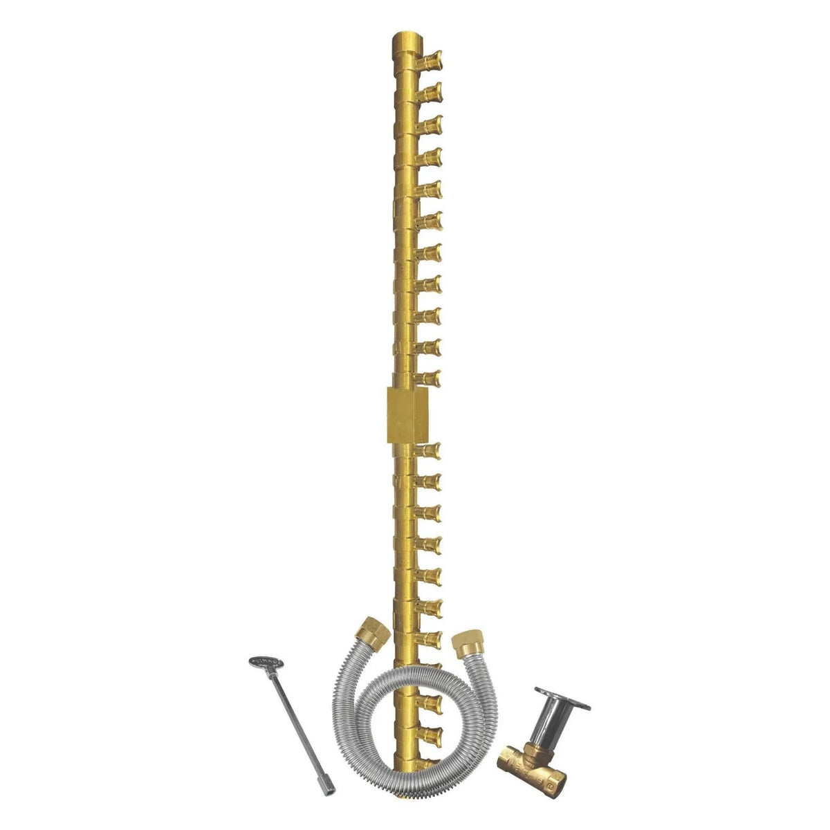 FireGear Pro Series Brass T-Style Burner Kit image 0