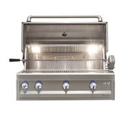 Artisan Professional 36-Inch Propane Gas Built-In Gill w/ Rotisserie and Lights - ARTP-36-LP image 1