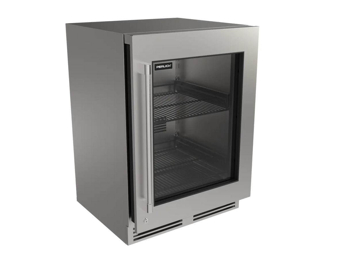 Perlick G5 Core 24" Indoor/Outdoor Premium Refrigerator Glass Door Panel Ready image 0
