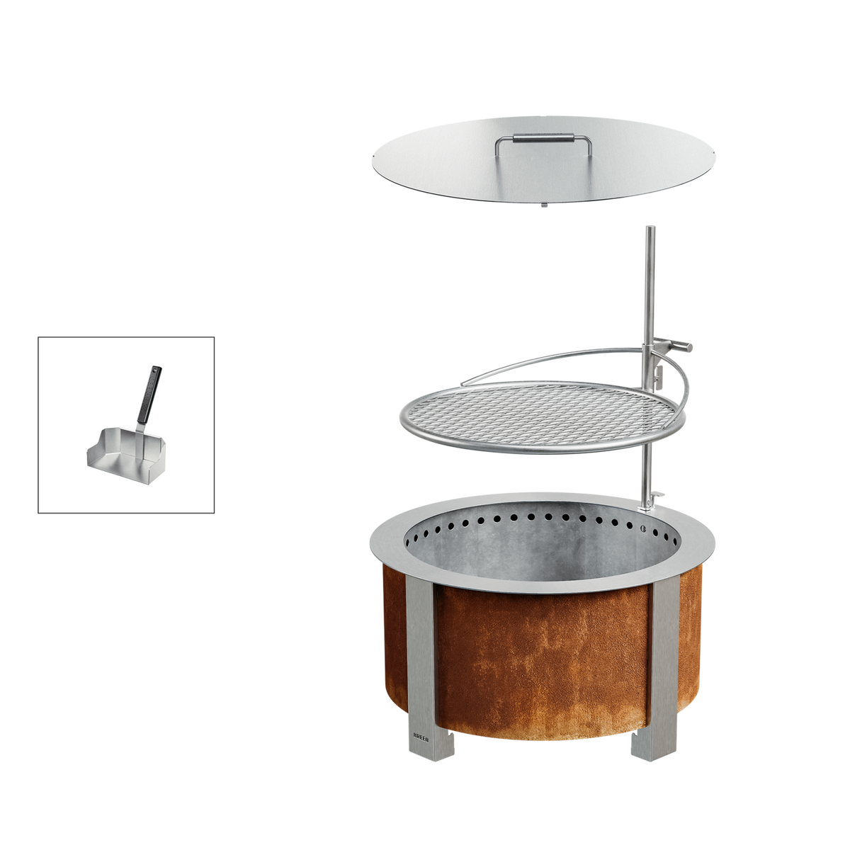 Smokeless Fire Pit Grilling Bundle image 0