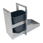 Alfresco 15-Inch Soft Closing Roll Out Trash Center (Trash Bin Included) - AXE-TC-SC image 1