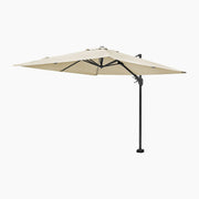 Voyager T2 2.7m Square Cantilever Parasol in Champagne with 90kg Granite Base image 1