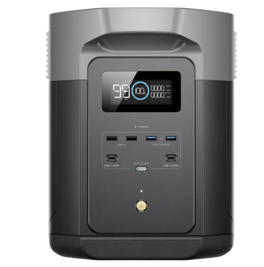 ECOFLOW DELTA 2 950 WITH 2PCS 110W SOLAR PANEL image 0