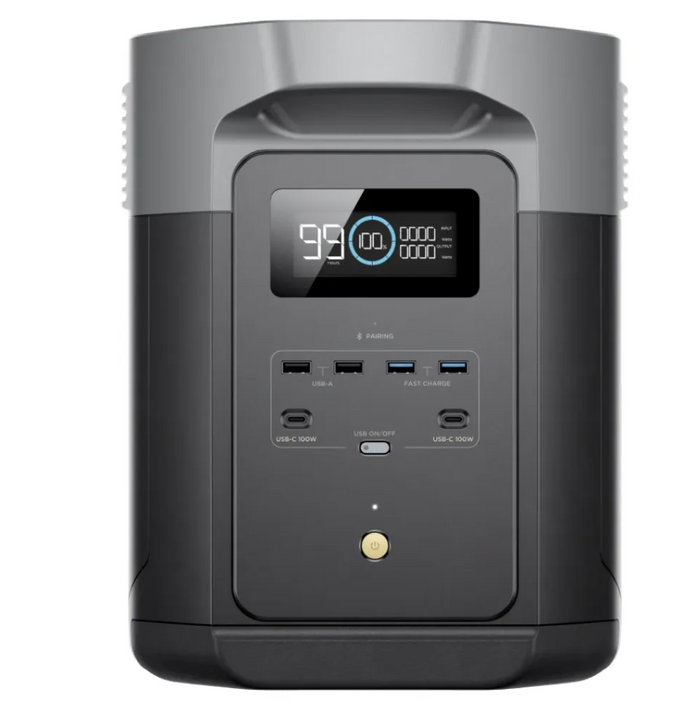 ECOFLOW DELTA 2 950 WITH 2PCS 110W SOLAR PANEL image 0