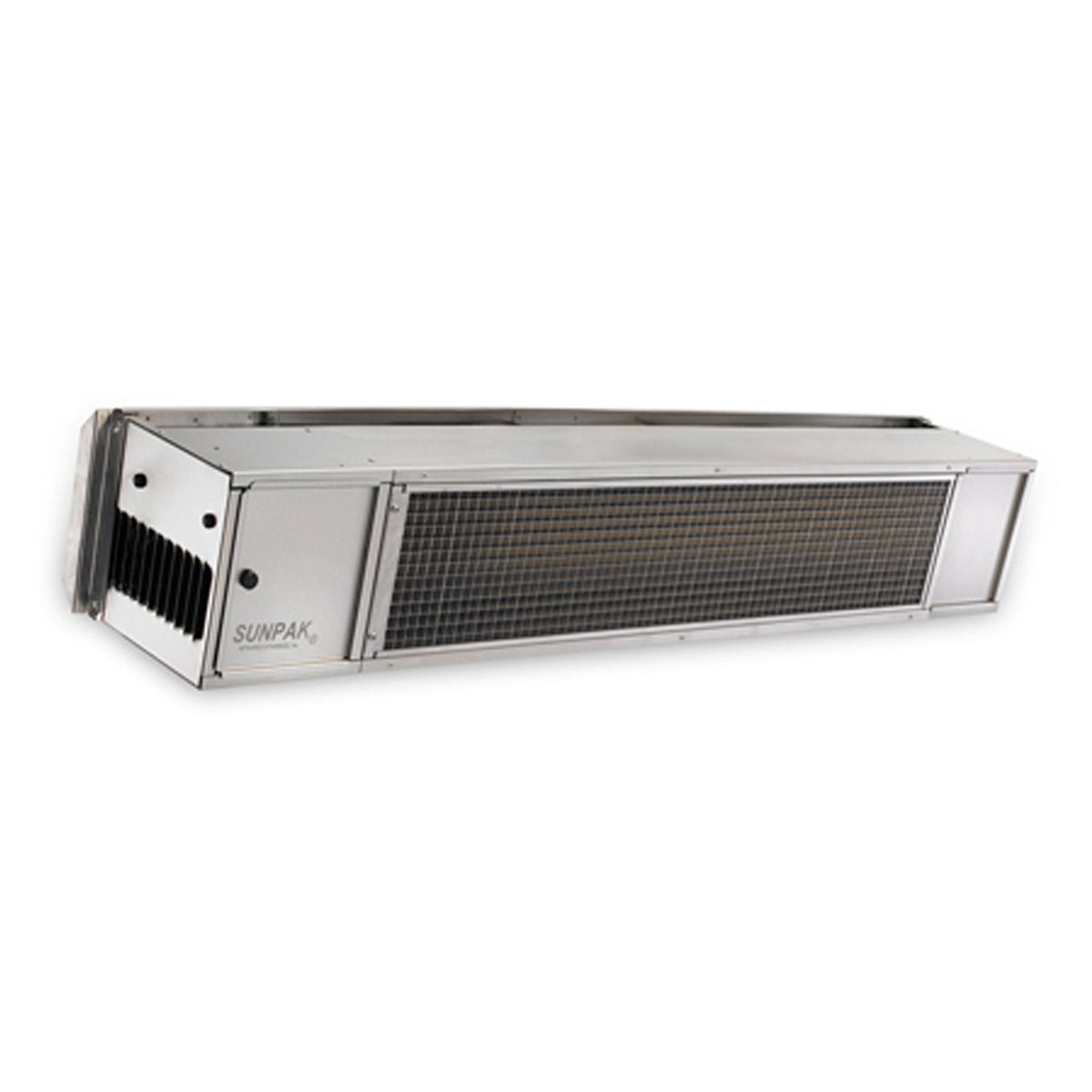 Sunpak Natural Gas Two Stage Heater 25,000 and 34,000 BTU, Includes ON-OFF-HI-LOW Hand Held Remote, Wireless Wall Control, SS Mounting Kit, and Power Adapter (Stainless Steel) - S34-S-TSR-NG Model# 12021 image 0