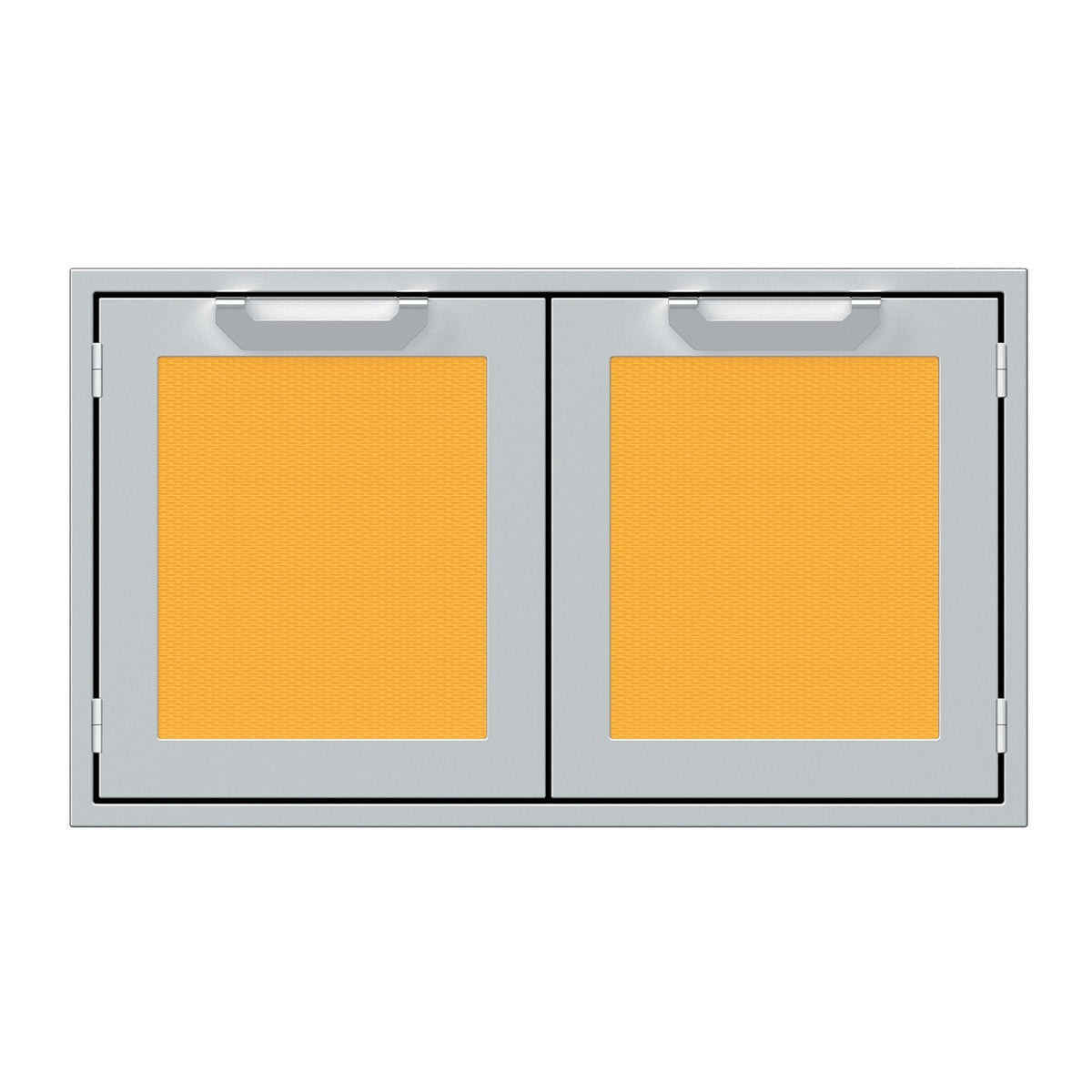 Hestan 36-Inch Double Door Sealed Pantry Storage w/ Recessed Marquise Accented Panels in Yellow - AGLP36-YW image 0