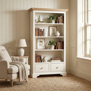 Amberley Large Bookcase in Warm White image 1