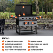 Bronco 36” Griddle Airfryer Combo image 3