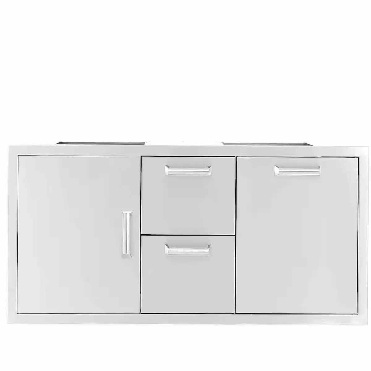 Quivira 42" Door, Double Drawer &amp; Trash Rollout on Right image 0