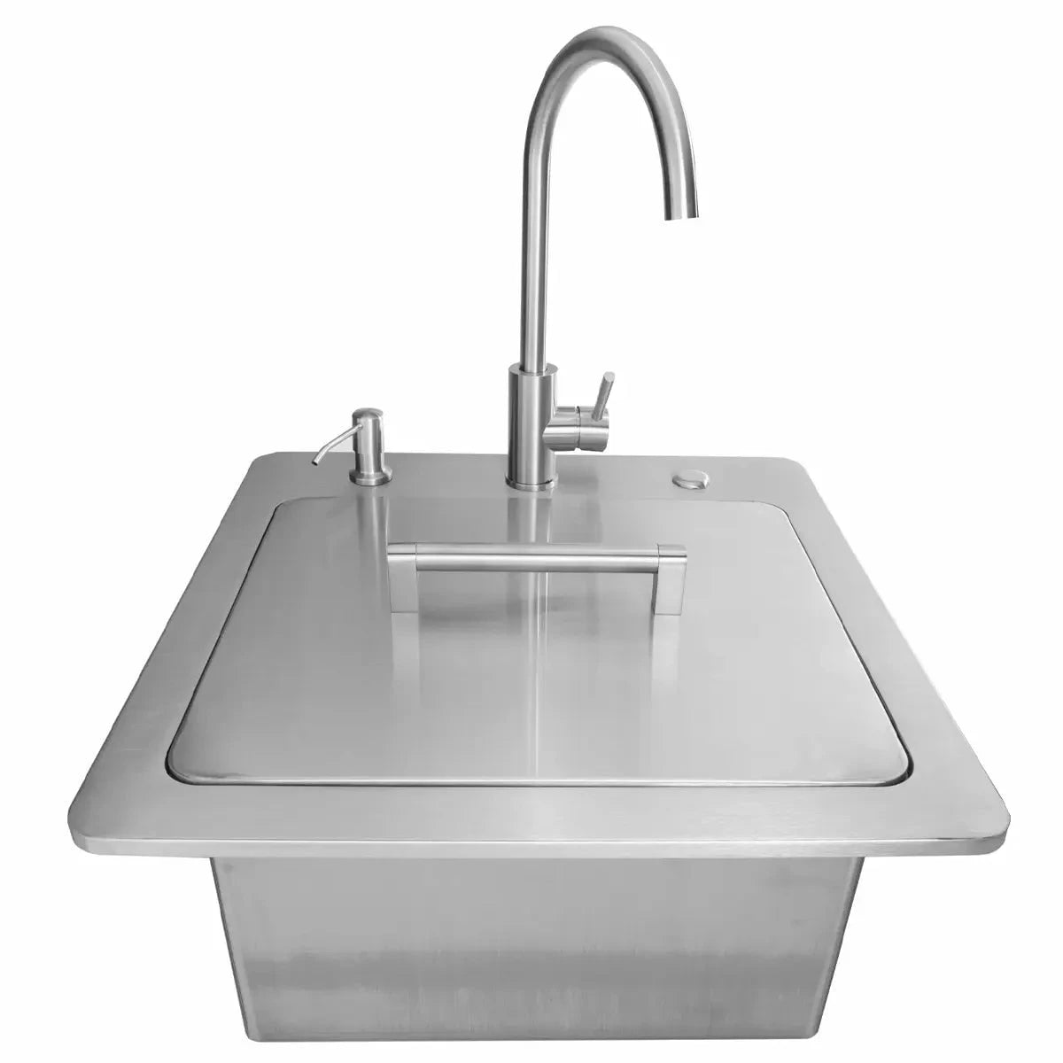 Coyote 21" Sink w/ Drain, Faucet &amp; Soap Dispenser image 0