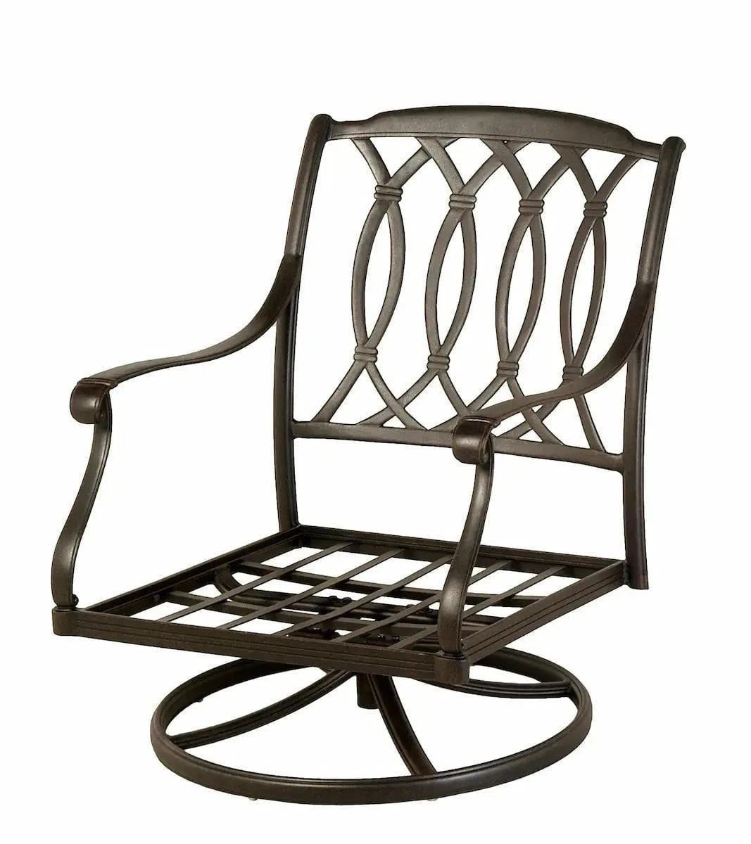 Hanamint Mayfair Estate Club Swivel Rocker in Desert Bronze Finish image 0