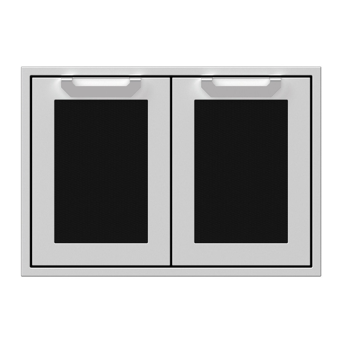 Hestan 30-Inch Double Access Doors w/ Recessed Marquise Accented Panels in Black - AGAD30-BK image 0