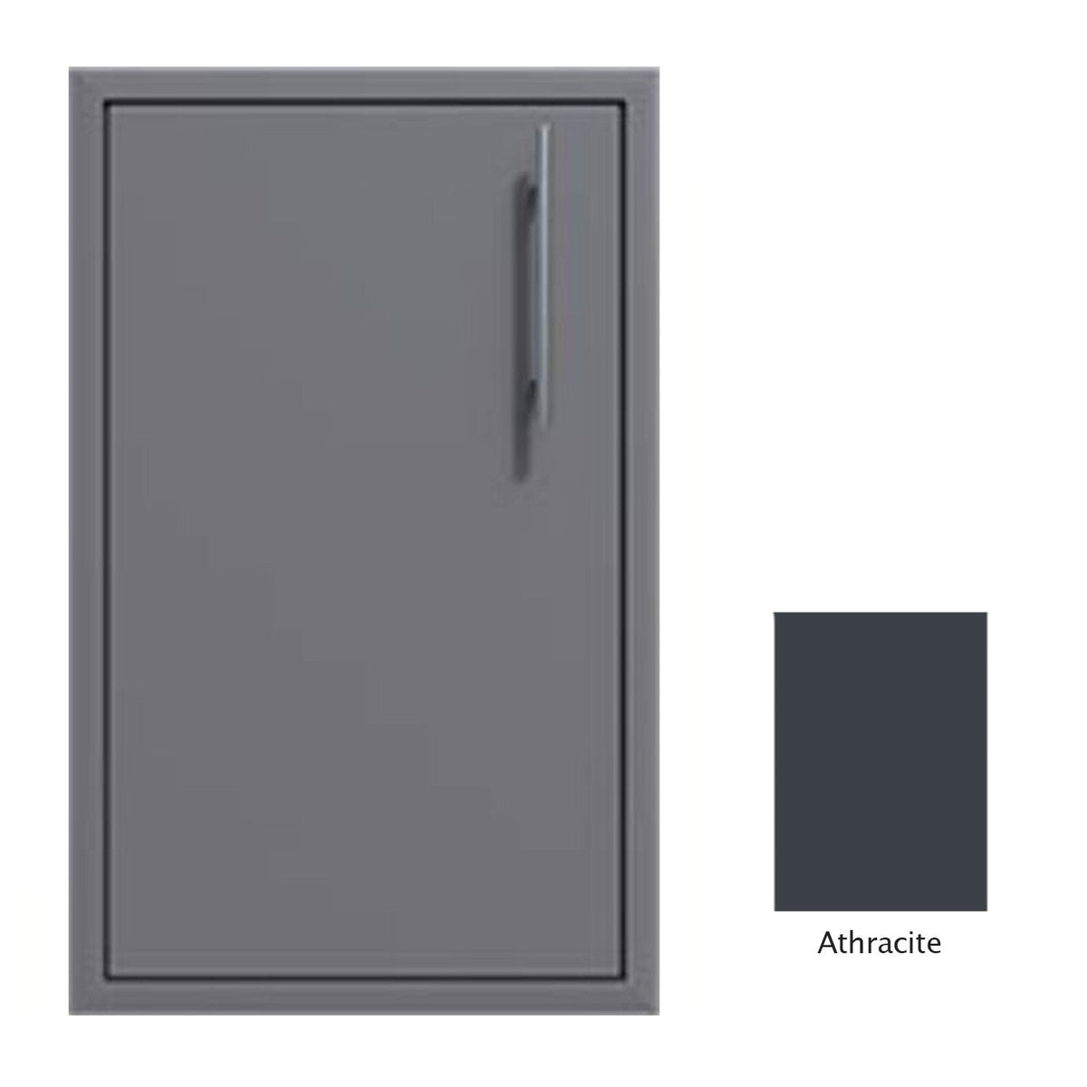 Canyon Series 18"w by 29"h Single Door Enclosure w/ Adj. Shelf (Left Hinge) In Anthracite - CAN001-F01-LftHng-Anthracite image 0