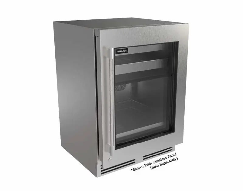 Perlick G5 Luxe 24" Indoor/Outdoor Premium Dual Zone Beverage Center Glass Door Panel Ready image 0