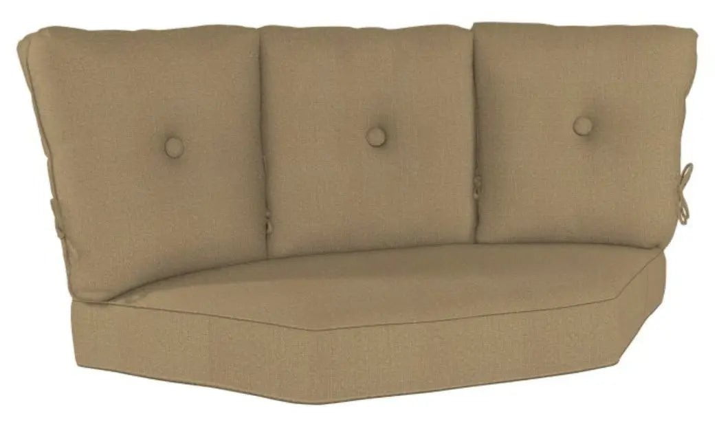 Casual Cushion Estate Series Deep Seating 3 Back Corner Sectional Cushion in Sesame Linen image 0