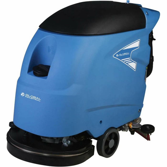 Global Industrial Electric Walk-Behind Auto Floor Scrubber, 18″ Cleaning Path image 0