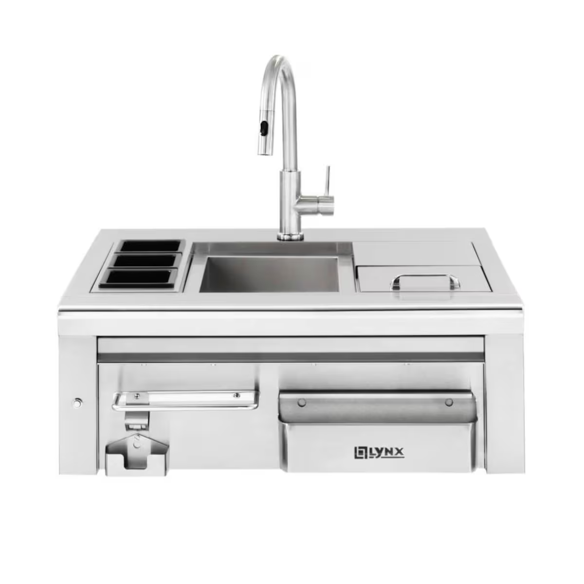 Lynx 30-Inch Built-In Cocktail Station With Sink &amp; Ice Bin Cooler LCS30 image 0