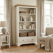 Amberley Large Bookcase in Warm White image 0