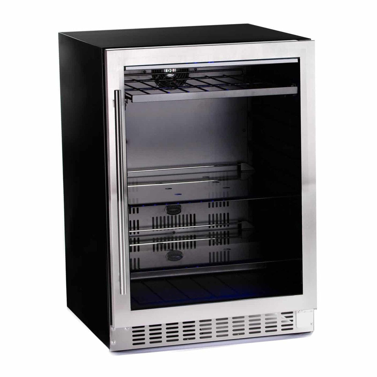 Azure 24-Inch Beverage Center w/ Stainless Steel Trim Glass Door - A224BEV-S image 0