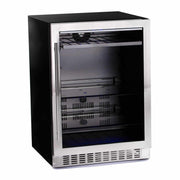 Azure 24-Inch Beverage Center w/ Stainless Steel Trim Glass Door - A224BEV-S image 0
