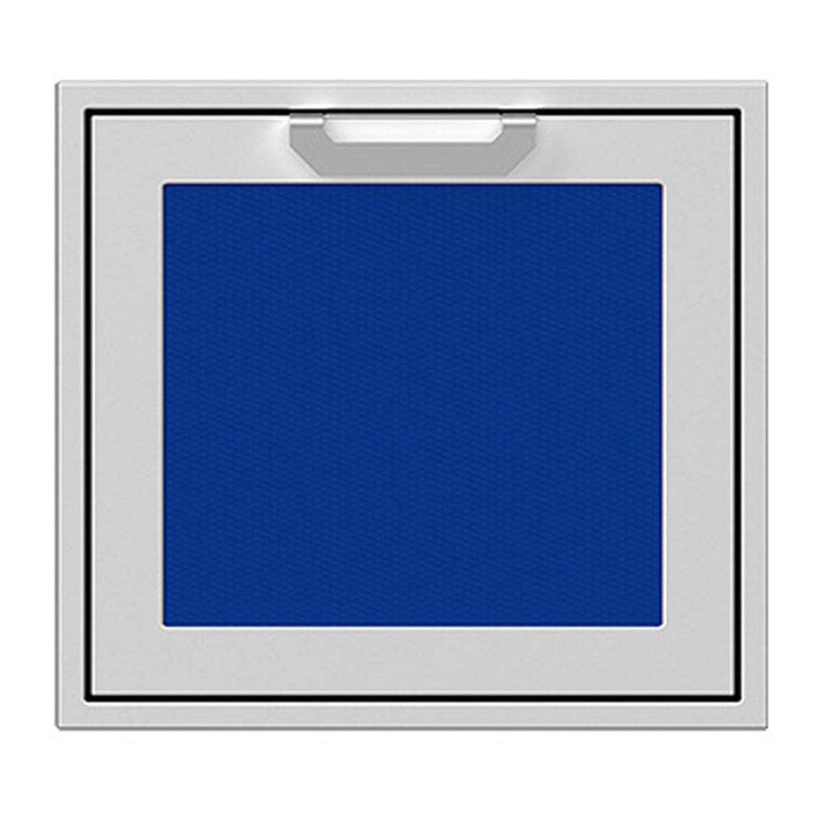 Hestan 24-Inch Single Access Door w/ Recessed Marquise Accented Panel (Left Hinge) in Blue - AGADL24-BU image 0