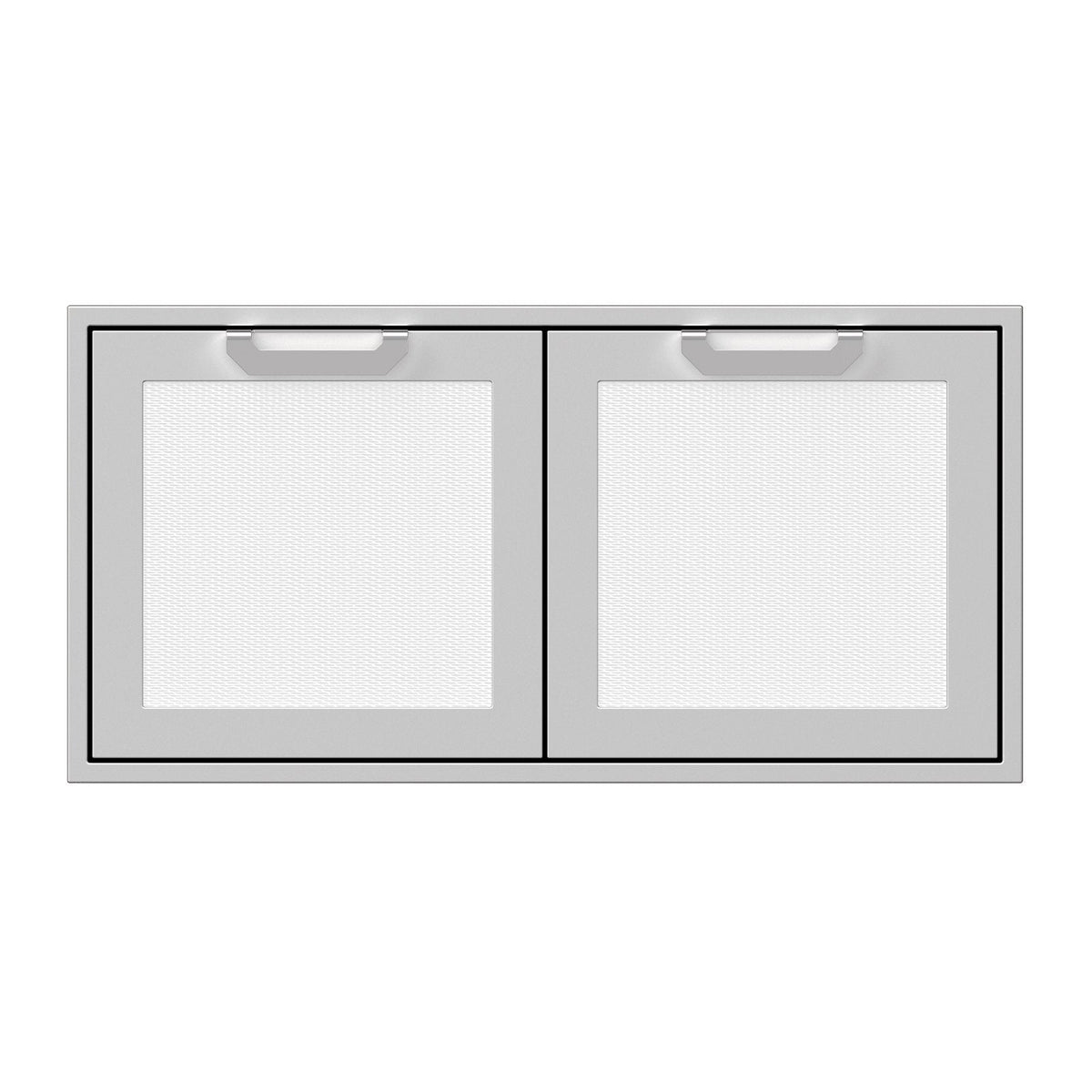 Hestan 42-Inch Double Access Doors w/ Recessed Marquise Accented Panels in White - AGAD42-WH image 0
