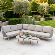 Dekota Large Corner Sofa Set in Fawn image 0