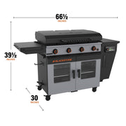 Bronco 36” Griddle Vertical Pellet Smoker Combo image 11