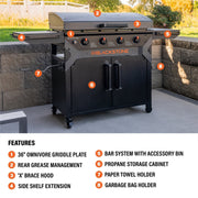 Iron Forged 36” Griddle with Cabinet image 3
