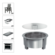 X Series Total Patio Fire Pit Bundle image 35