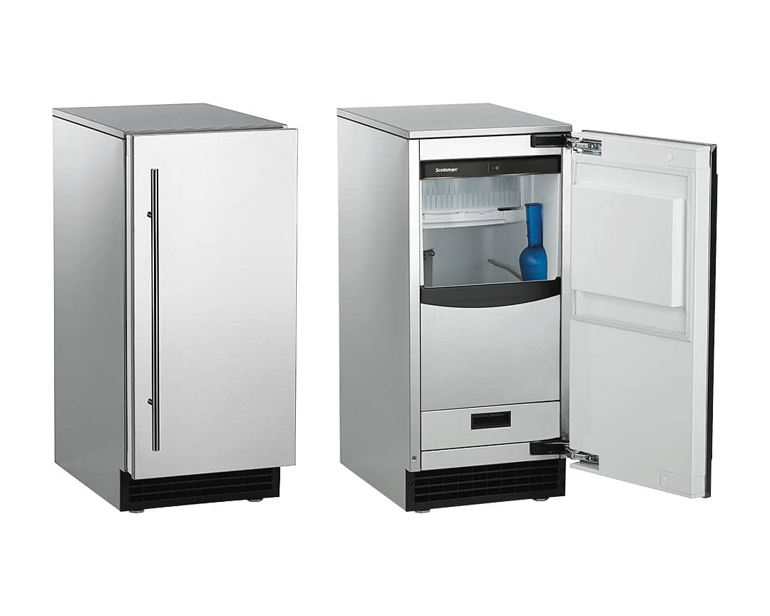 Scotsman SRC35 15" Brilliance Gourmet Cube Ice Machine, Custom Panel Door image 0