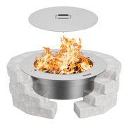 Zentro Stainless Steel Smokeless Fire Pit Insert image 0