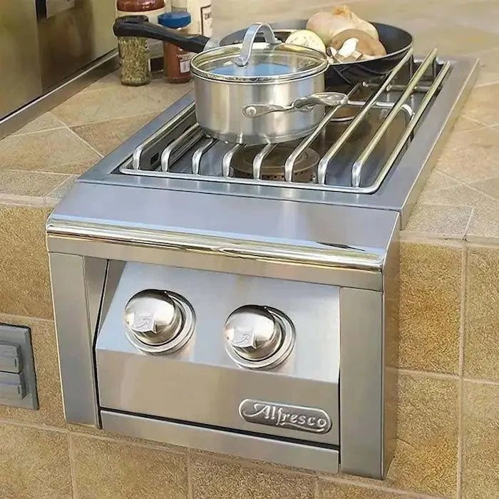 Alfresco AXESB-2 14" Built-in Dual Side Gas Burner image 0