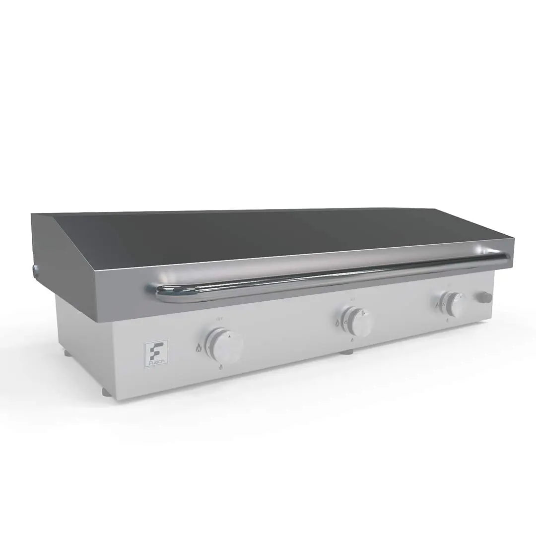 Fusion GFE105 Stainless Steel Lid for 3-Burner Teppanyaki Griddle image 0