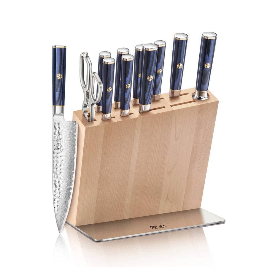 Cangshan Kita 12-piece Knife Block Set With Natural Wood Block image 0