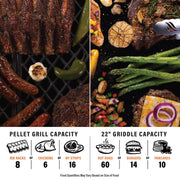 22" XL Griddle Pellet Grill Combo image 10