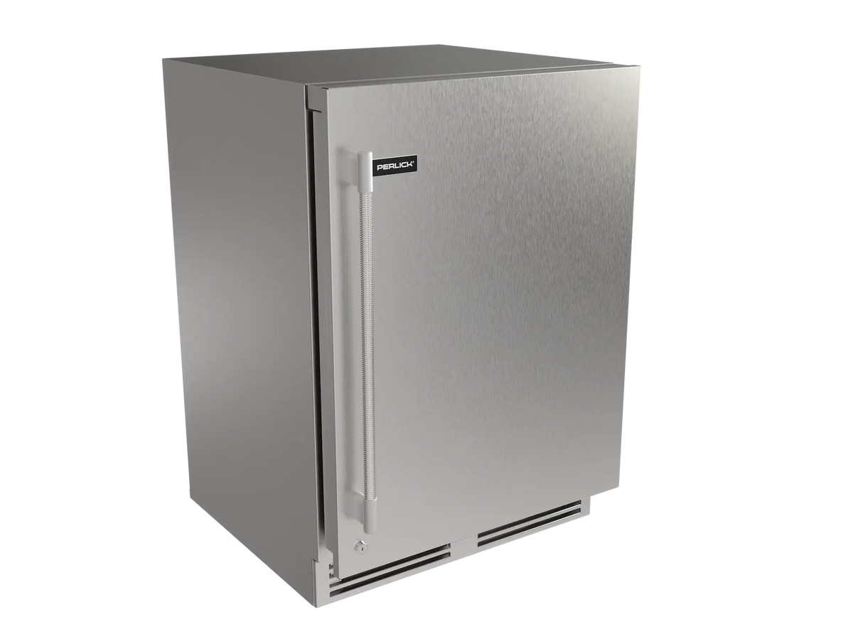 Perlick G5 Luxe 24" Indoor/Outdoor Premium Dual Zone Wine Reserve Solid Door Panel Ready image 0