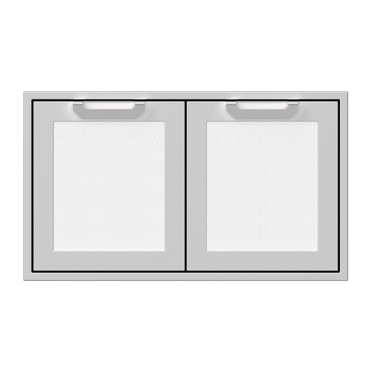 Hestan 36-Inch Double Access Doors w/ Recessed Marquise Accented Panels in White - AGAD36-WH image 0