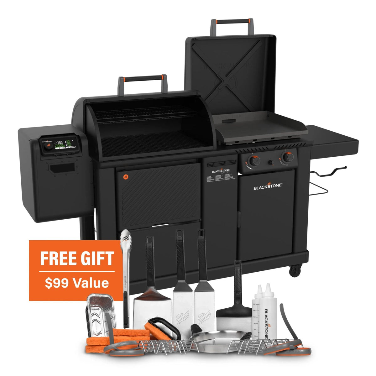 22" XL Griddle Pellet Grill Combo image 0